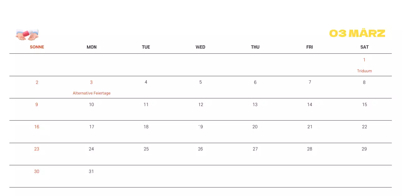 Ein festliches Krankenhaus mit Illustrationen zum Thema Gesundheit und Familie und farbenfrohen Akzenten
