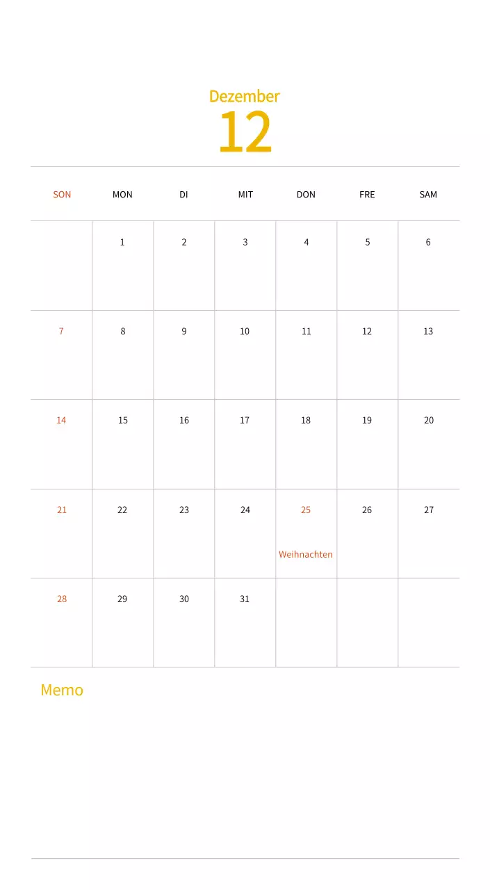 Stempelillustrationen mit einem warmen Konzept