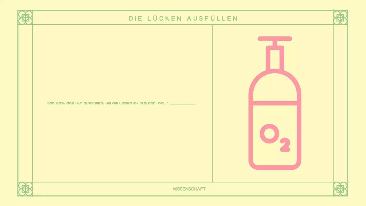 Niedliches rosa orientalisches Quiz-Layout