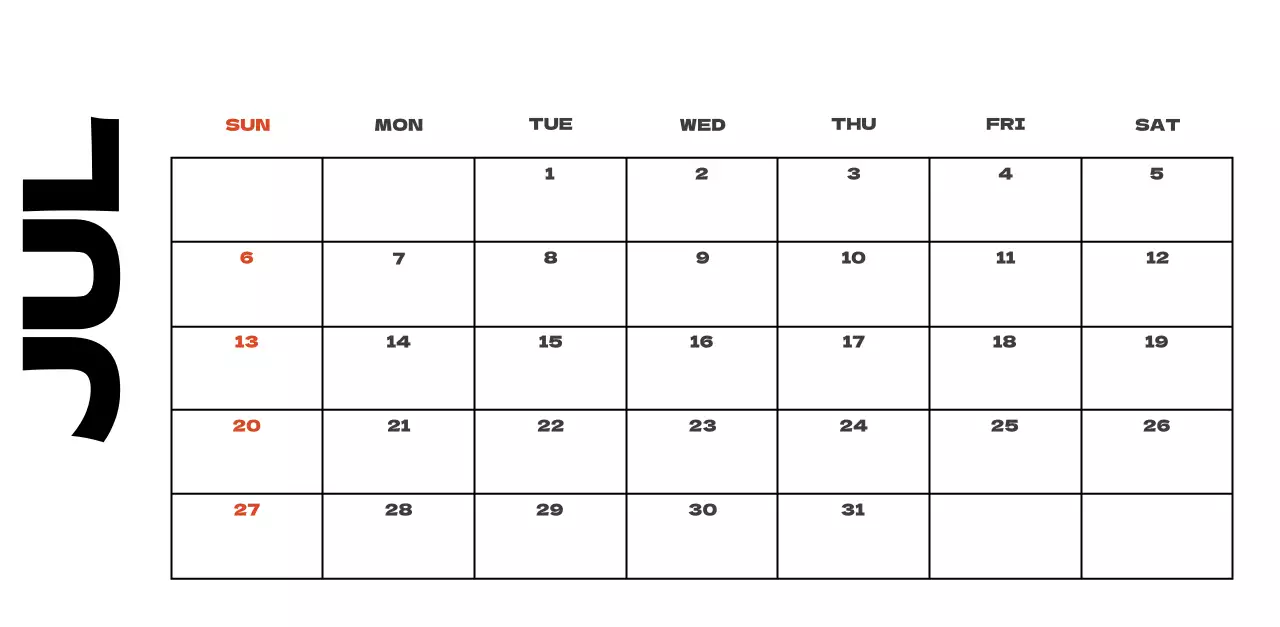Calendrier de nettoyage des photos du ciel