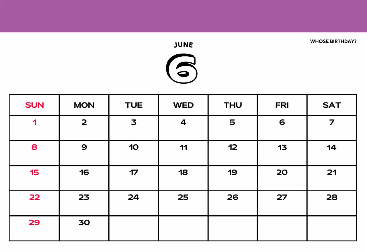 様々なレトロなイラストが描かれたカラフルなカレンダーカレンダー