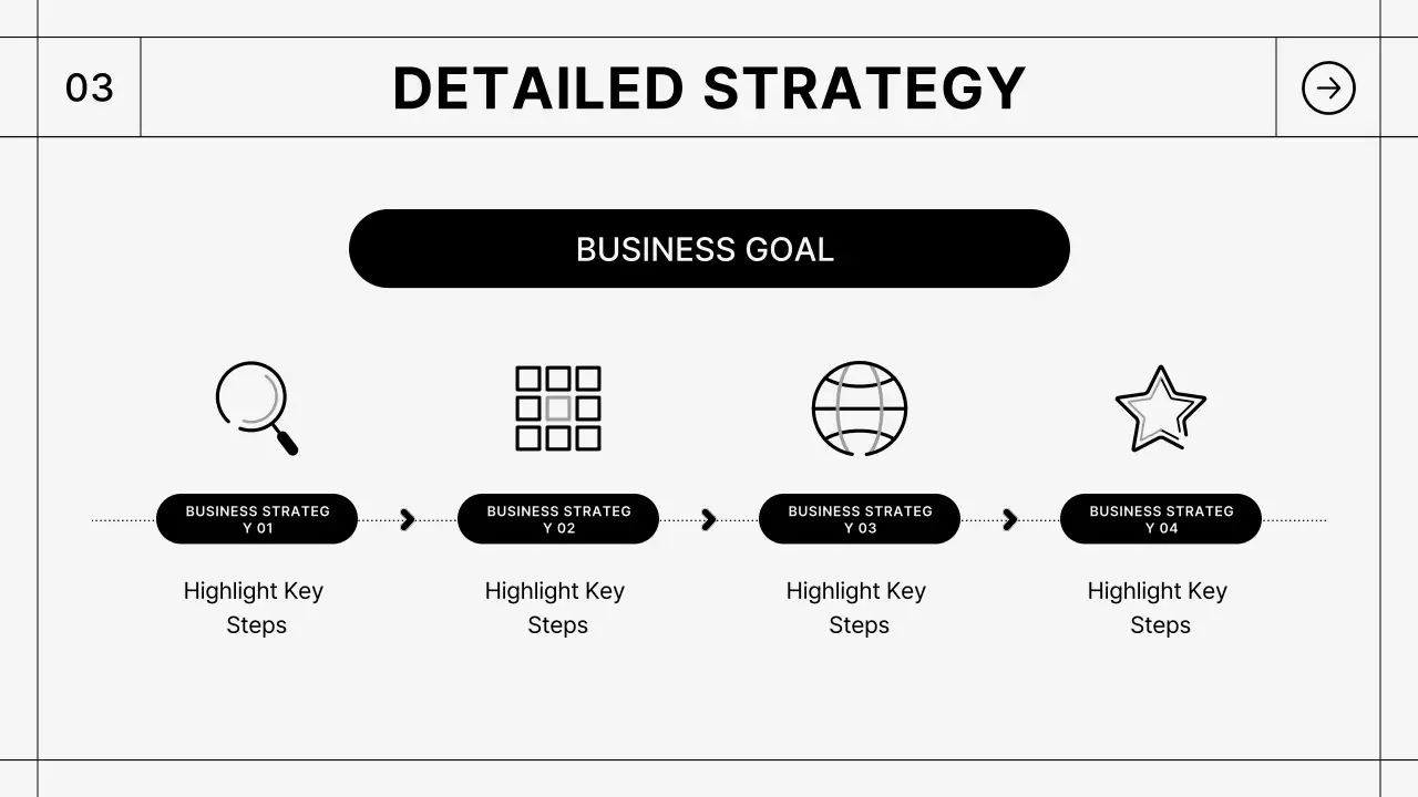 Black Minimal Business Report Document Presentation