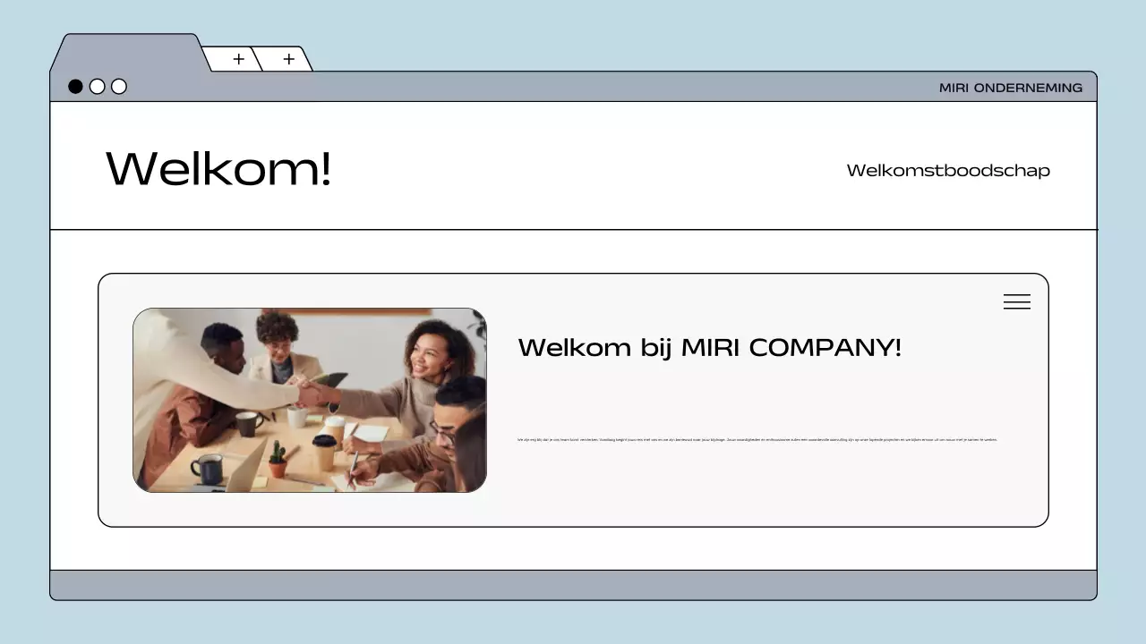 richtlijn blauwe moderne werknemer