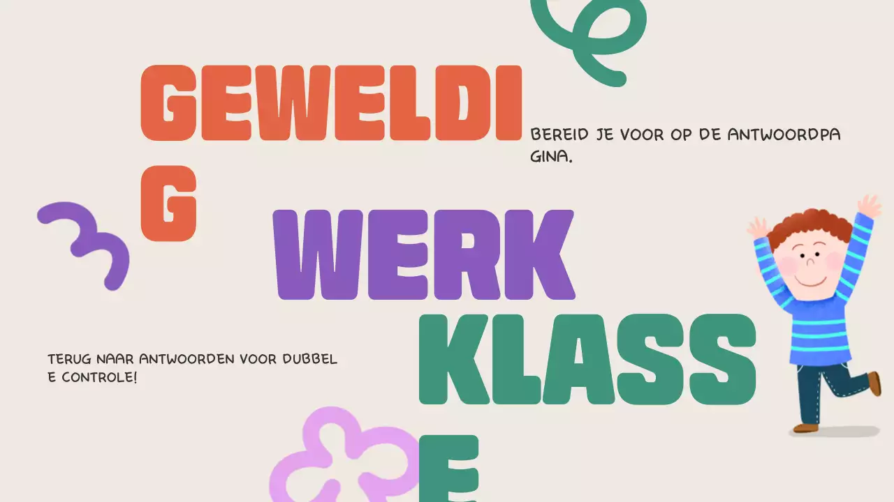 Kleurrijke quiz aankondiging