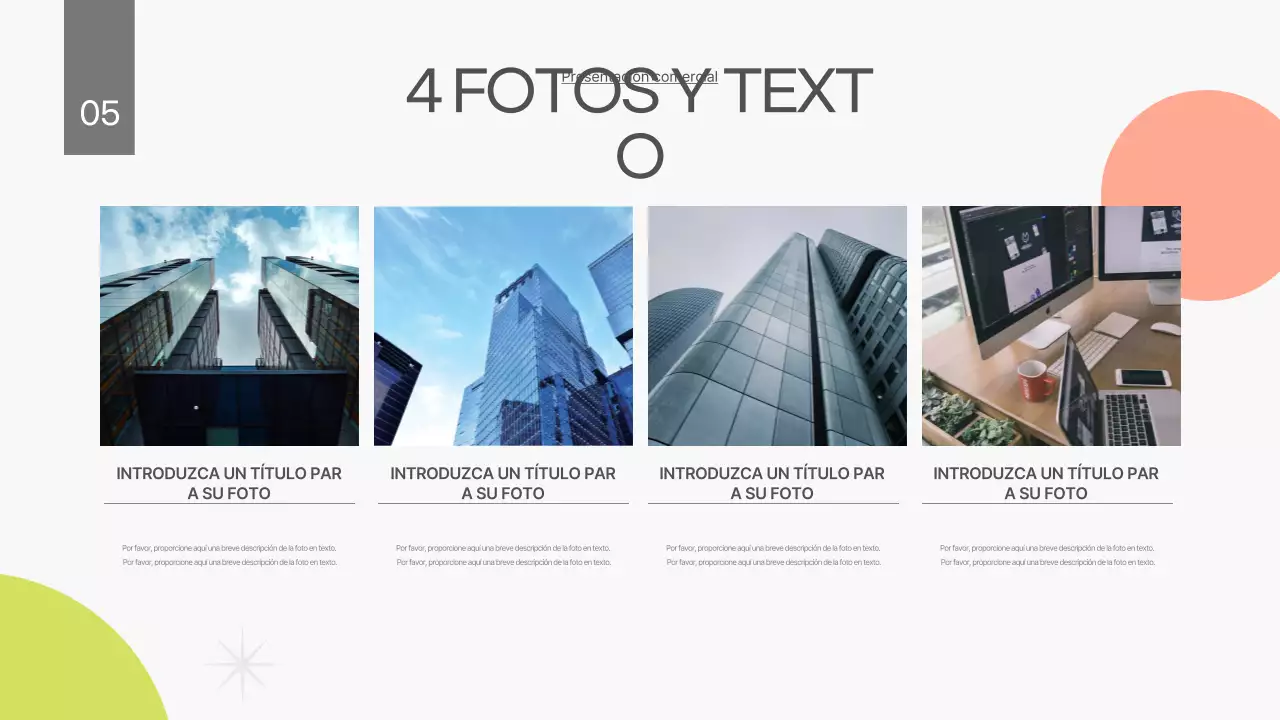 Un plan de empresa blanco y limpio