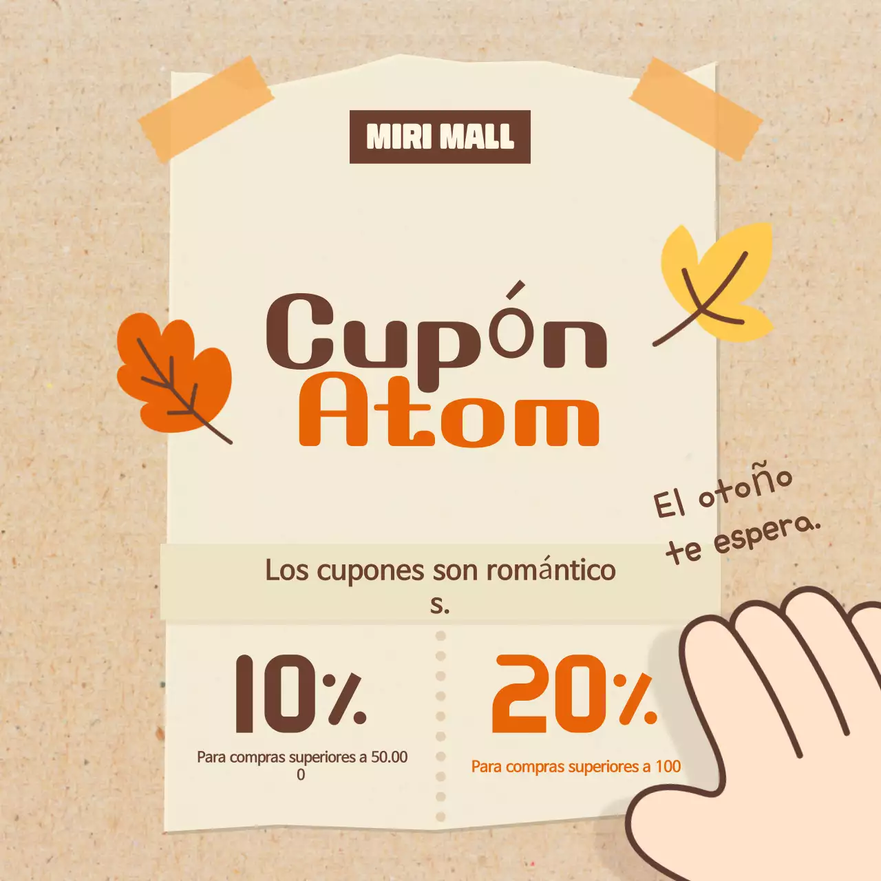 Venta de otoño Orange Vintage