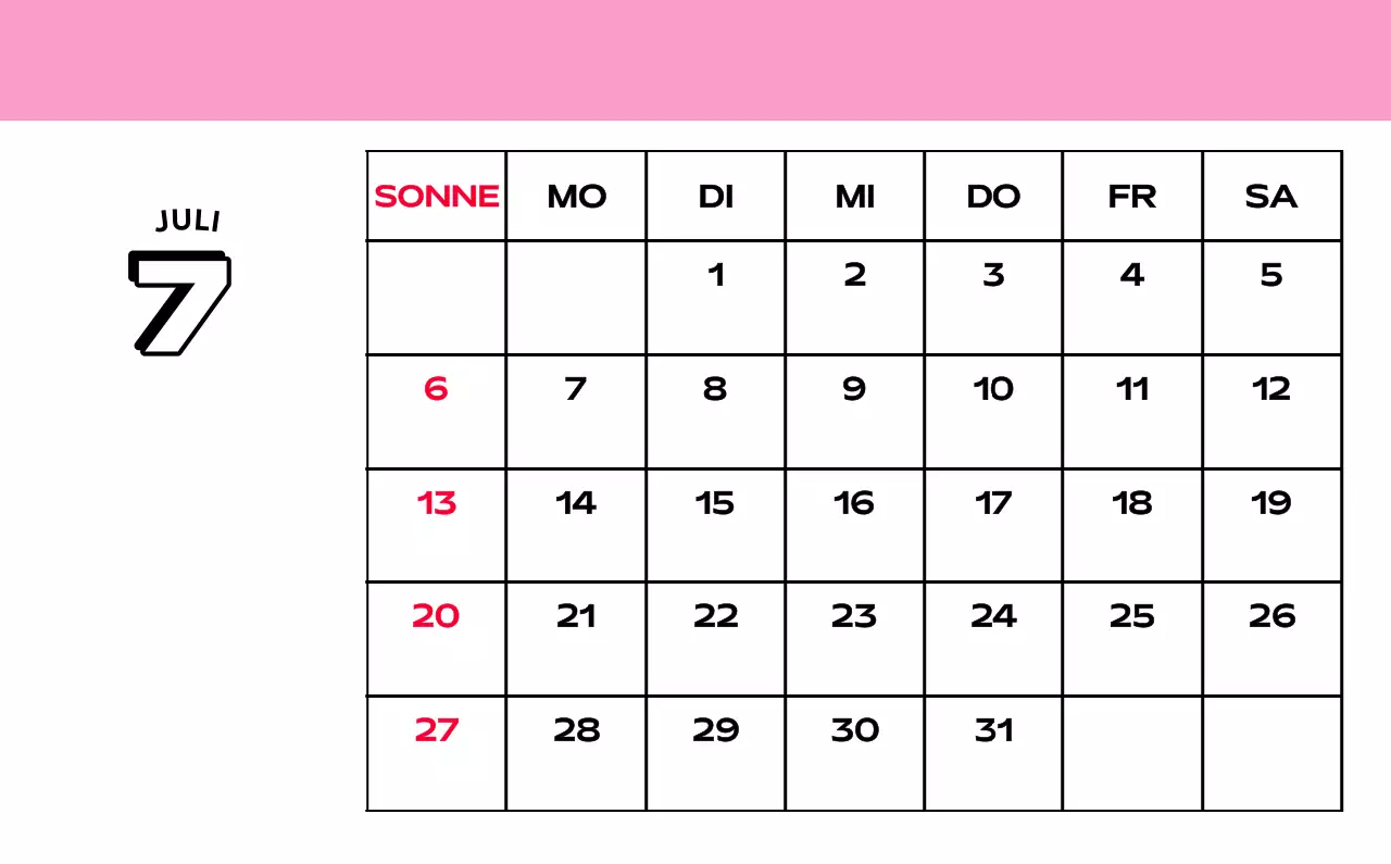 Bunte Kalender mit einer Vielzahl von Retro-Illustrationen
