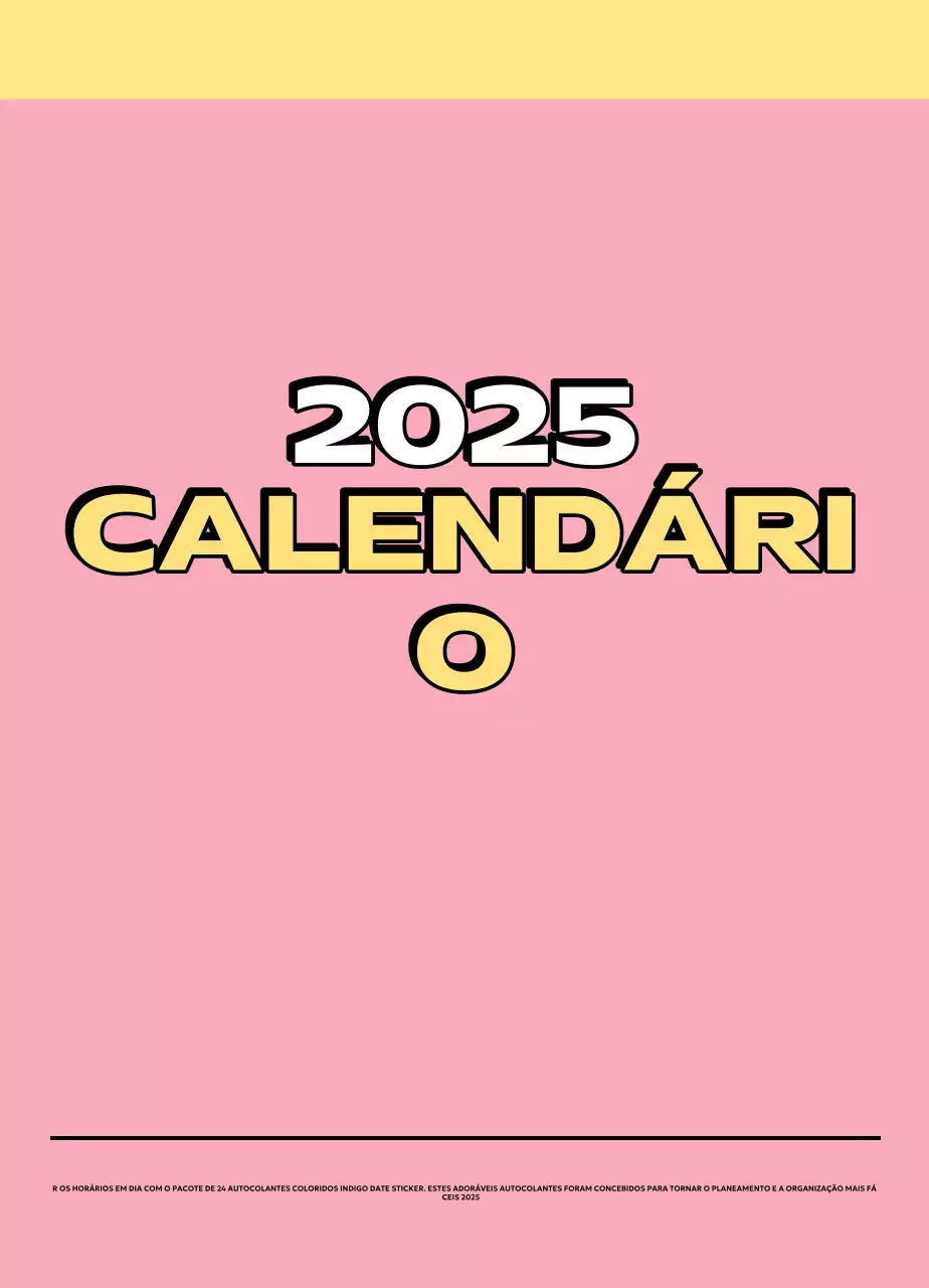 Calendários coloridos com uma variedade de ilustrações retro