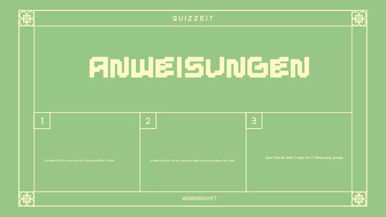 Niedliches rosa orientalisches Quiz-Layout