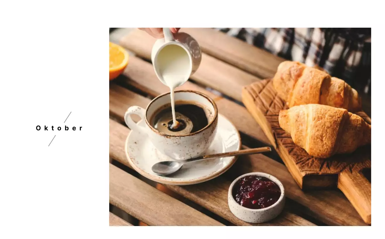 Een wit en bruin sentimenteel café