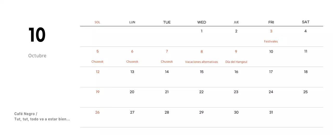 Un café sentimental blanco y marrón