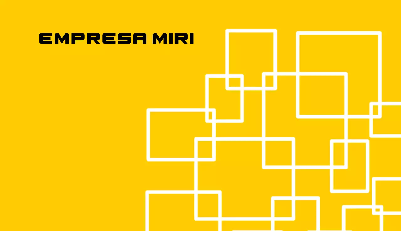 tarjeta de visita moderna amarilla