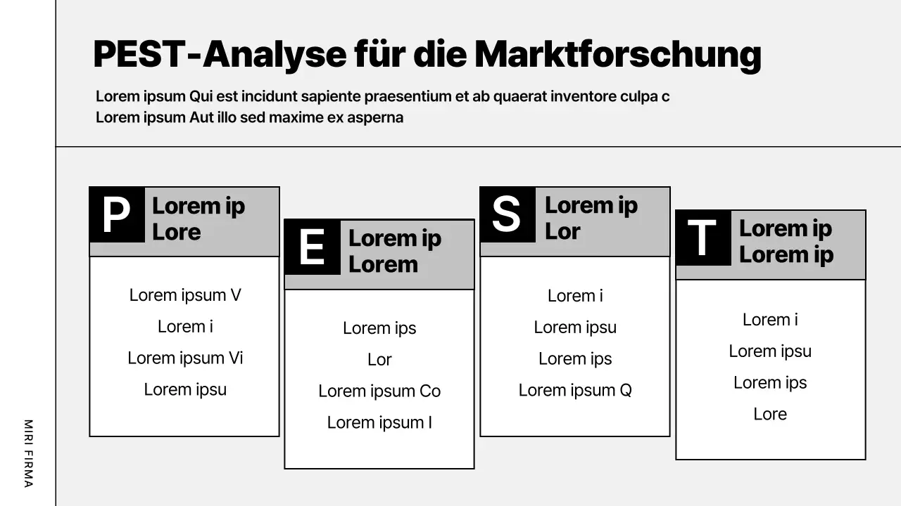 Grauer moderner Businessplan