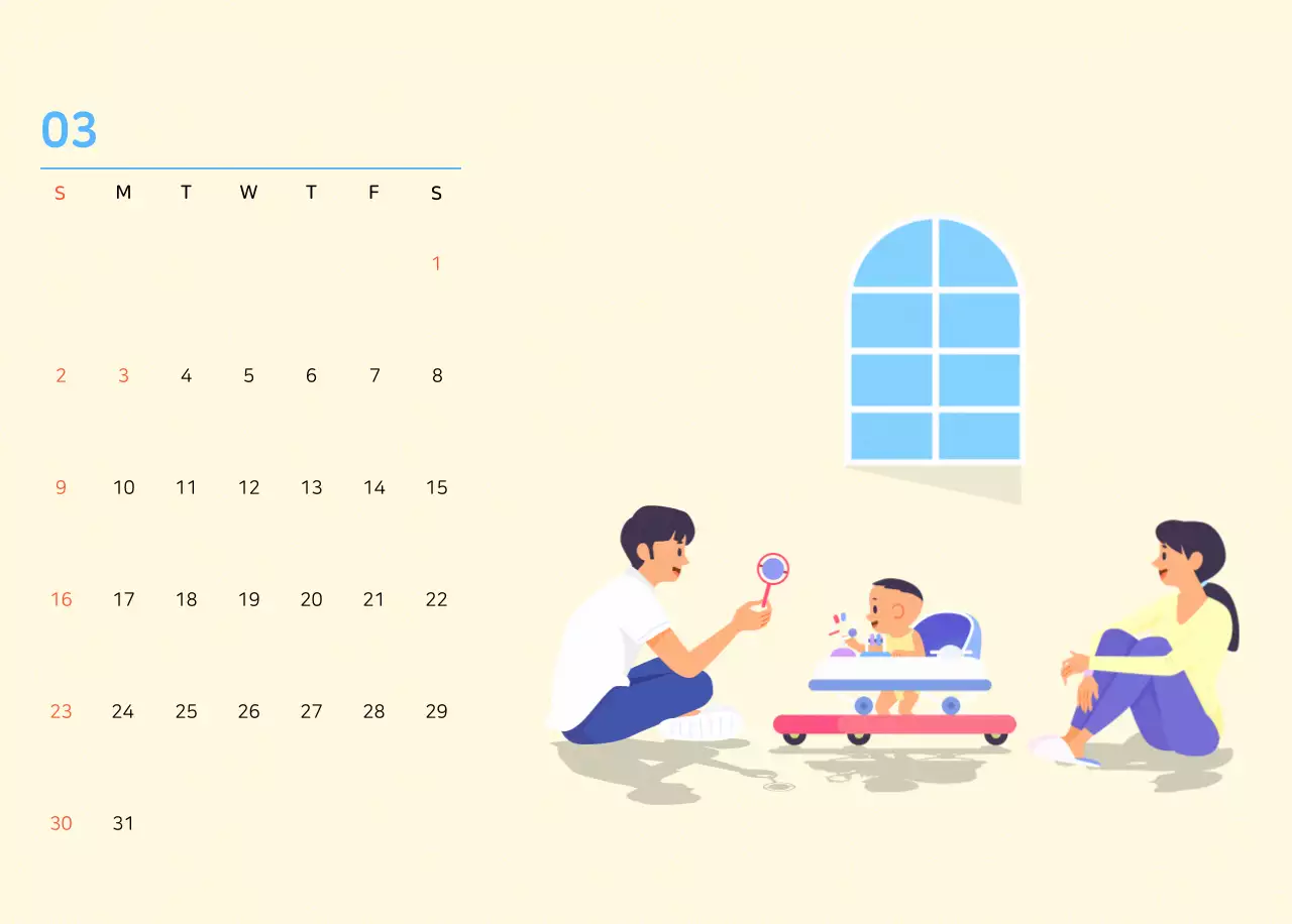 Konsep ilustrasi keluarga yang penuh warna