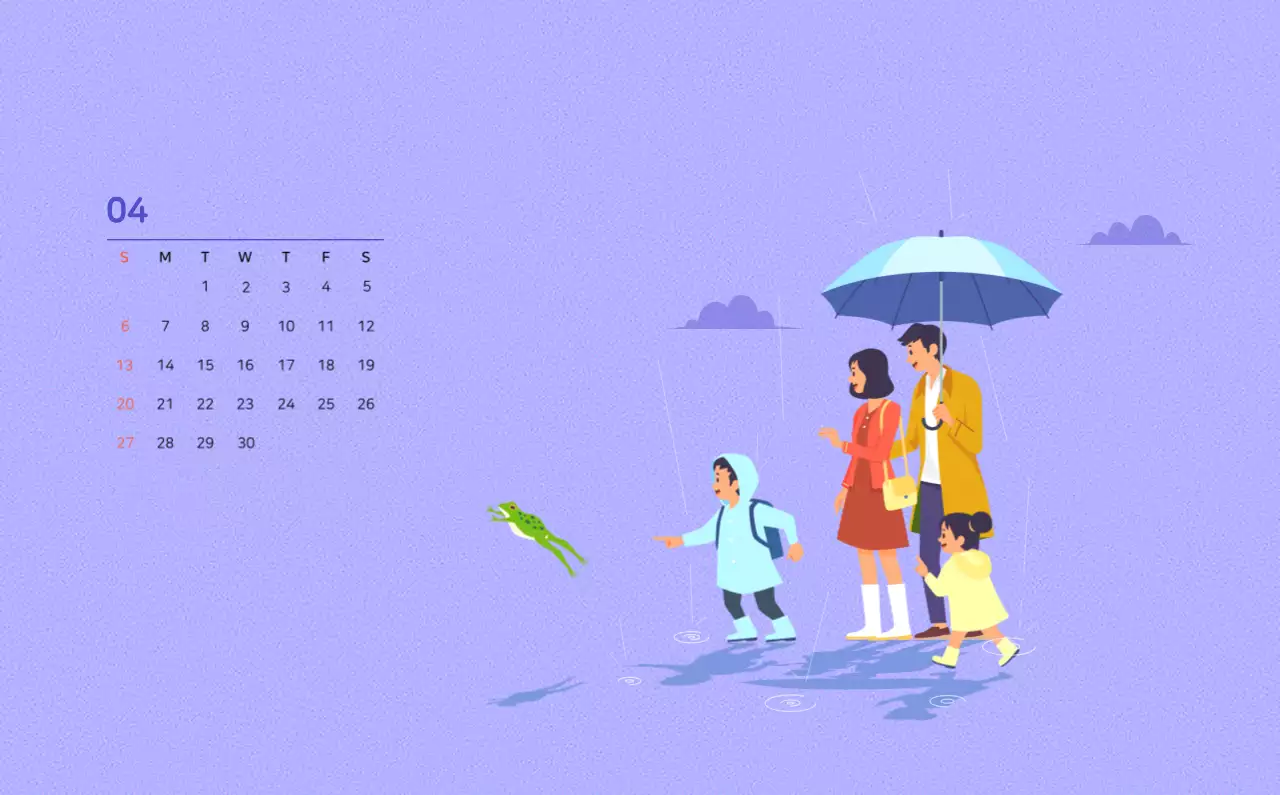 Illustration d'une famille multicolore