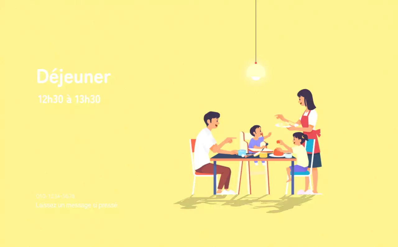 Illustration d'une famille multicolore