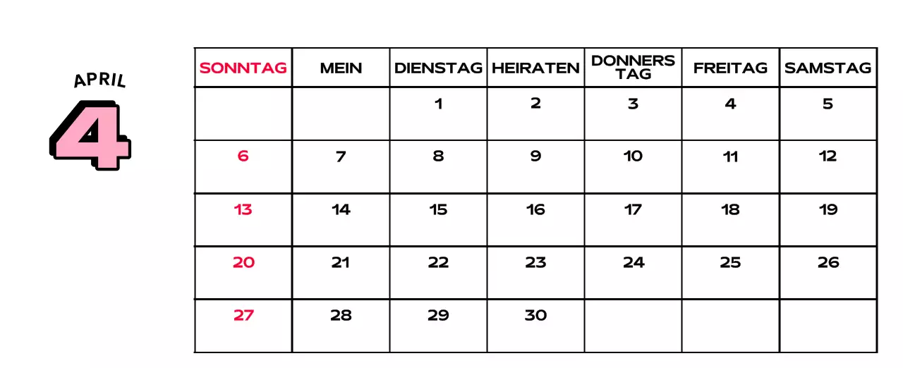 Bunte Kalender mit einer Vielzahl von Retro-Illustrationen