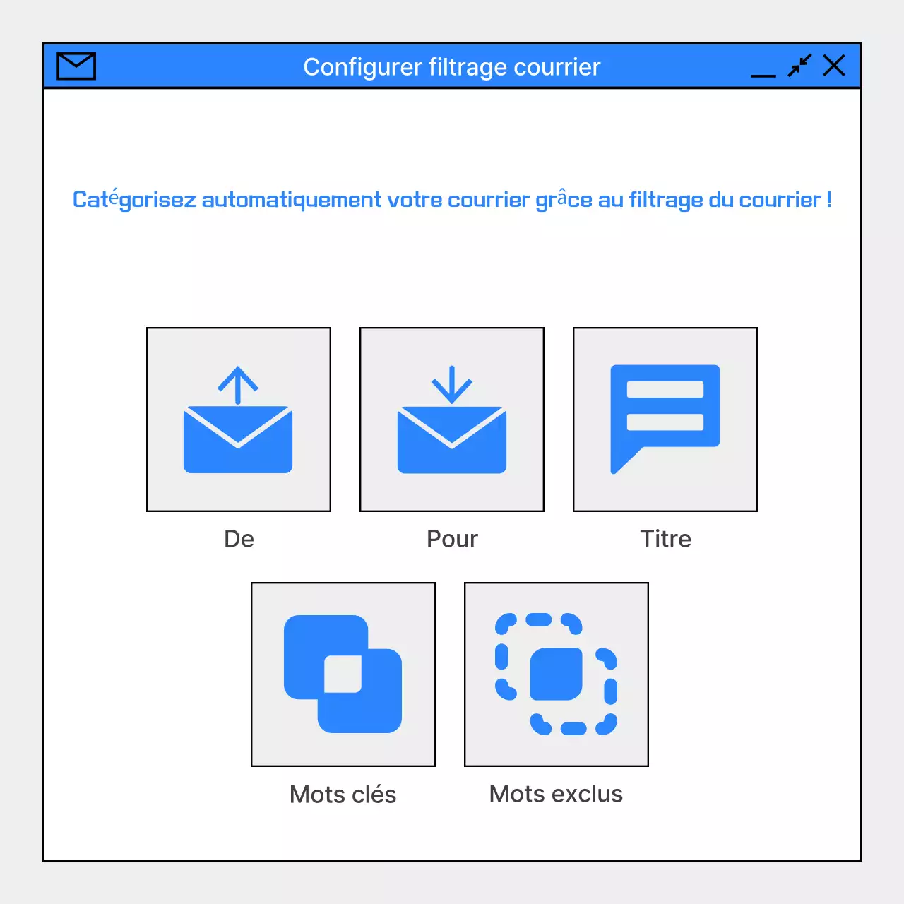 Guide d'utilisation de Blue Simple Email