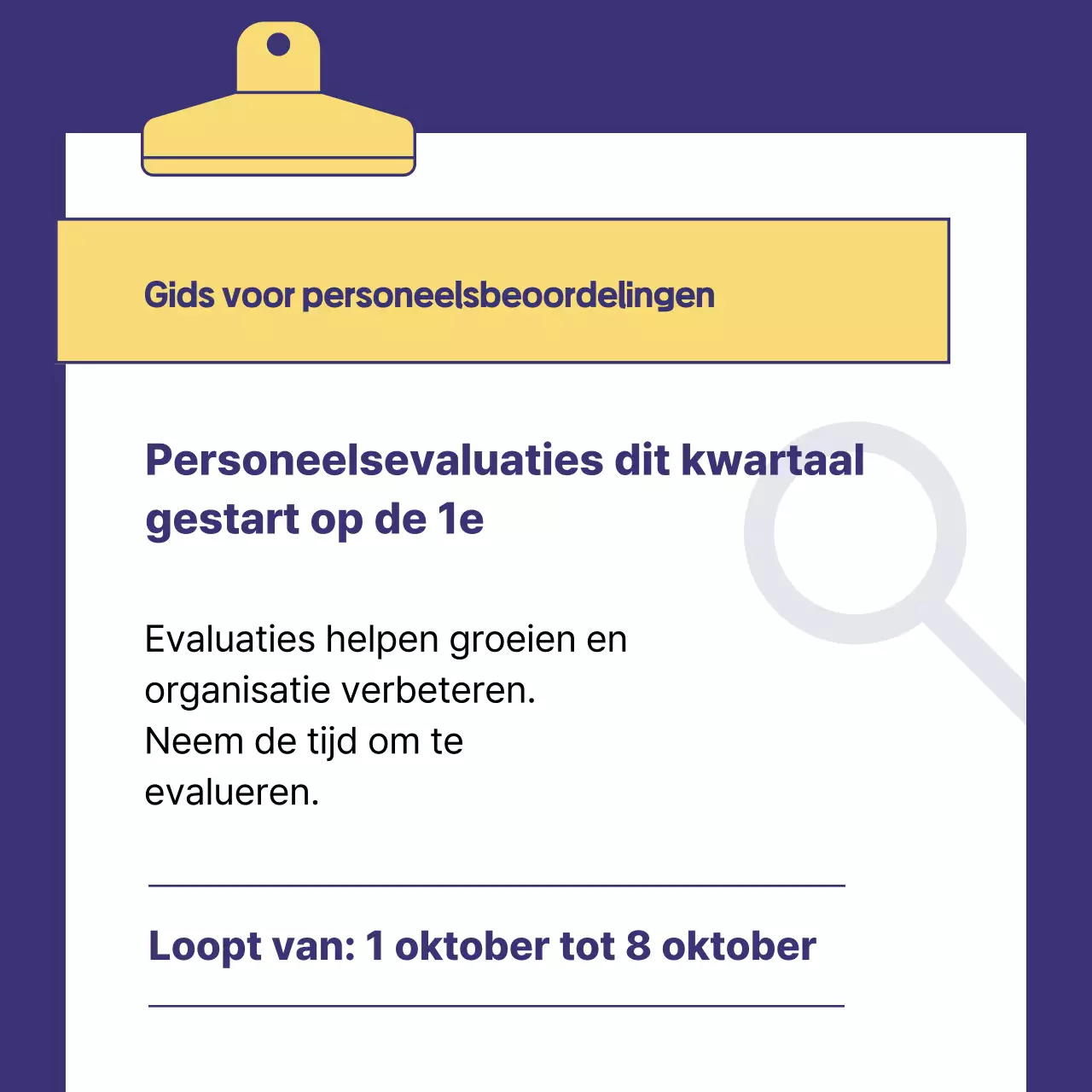 Blauwe moderne HR-managementtraining