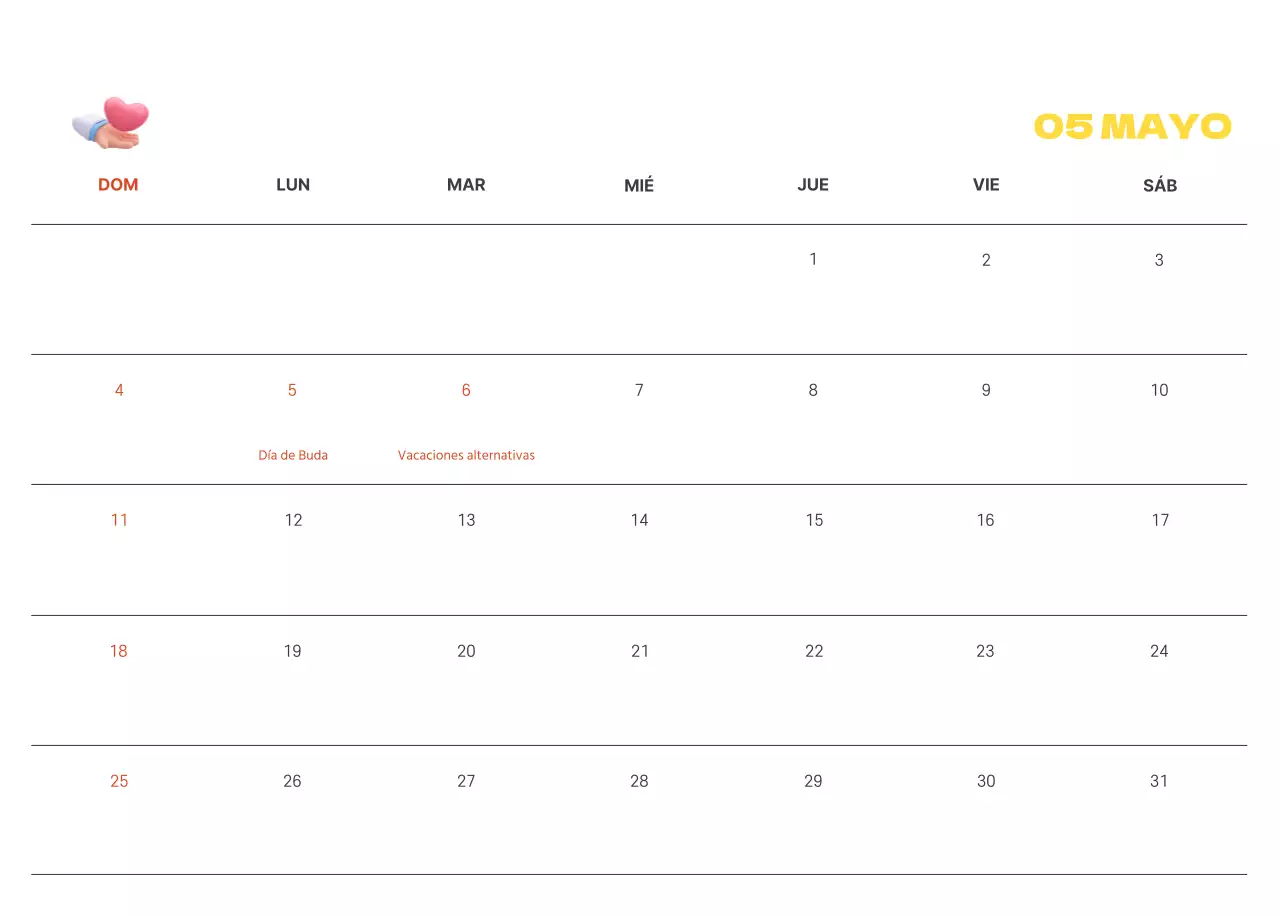 Un hospital festivo con ilustraciones de temática sanitaria y familiar y acentos de color