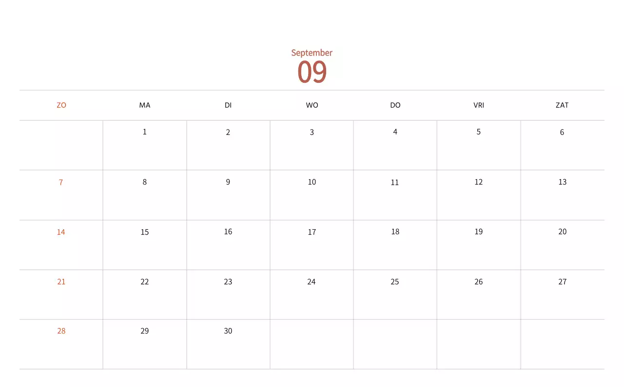 Nieuwjaarskalender met een warme geïllustreerde uitstraling