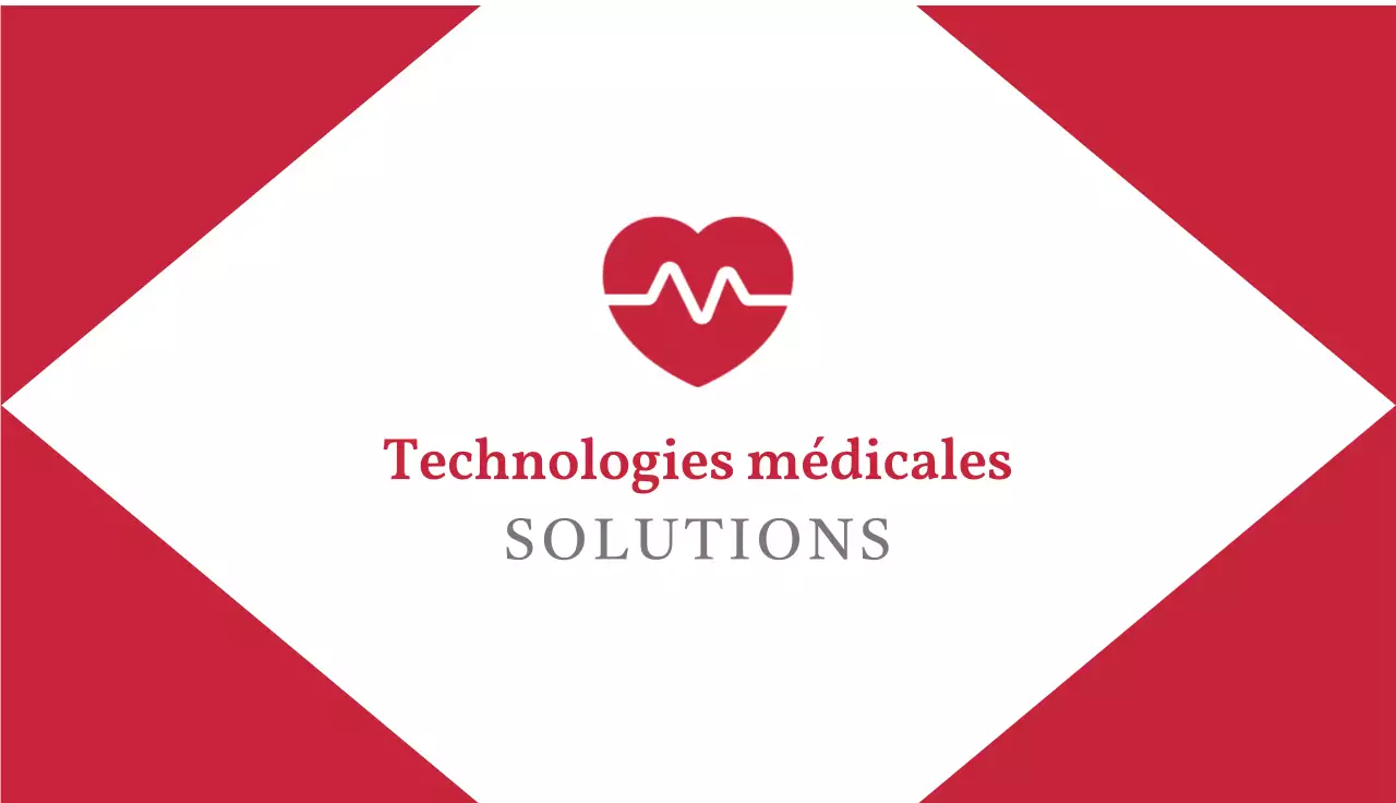 carte d'hôpital professionnelle rouge