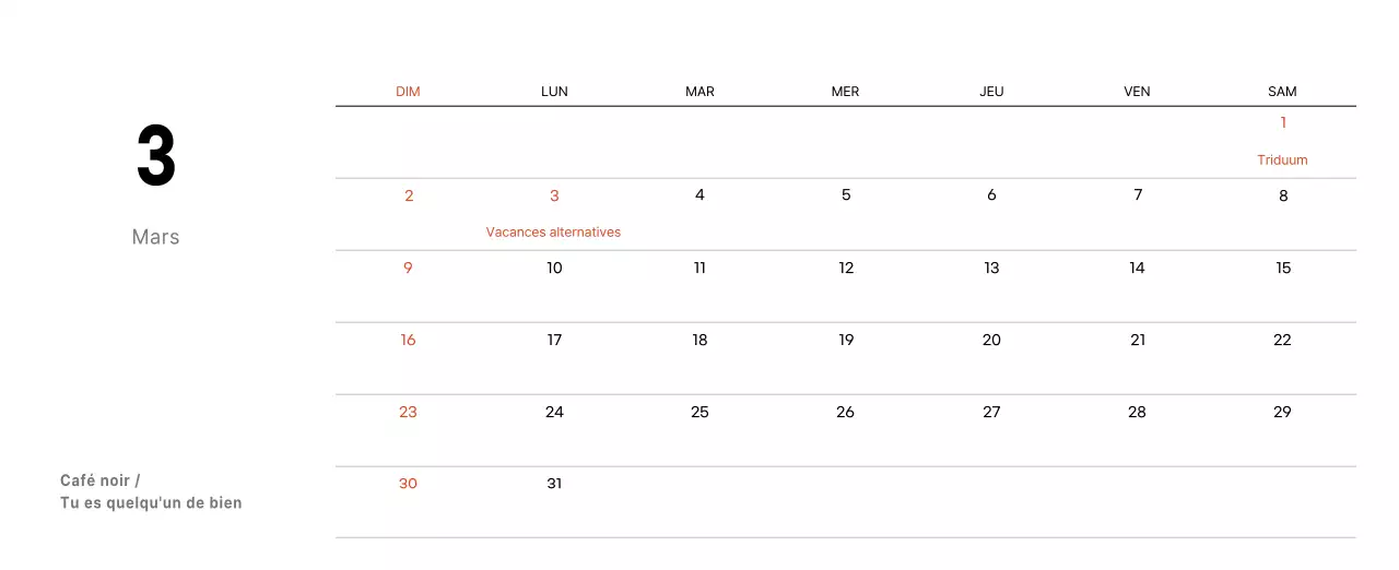 Un café sentimental blanc et brun