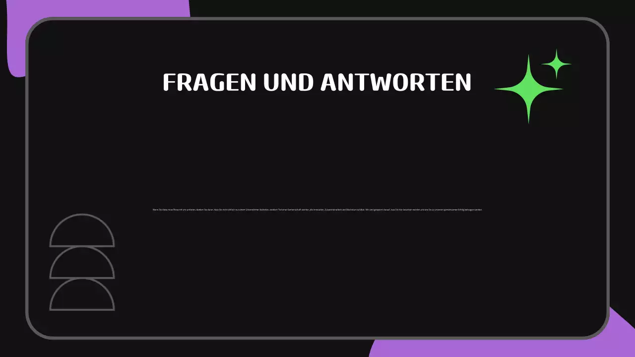 Schwarz Lila Niedlich Neue Mitarbeiter Onboarding Präsentation