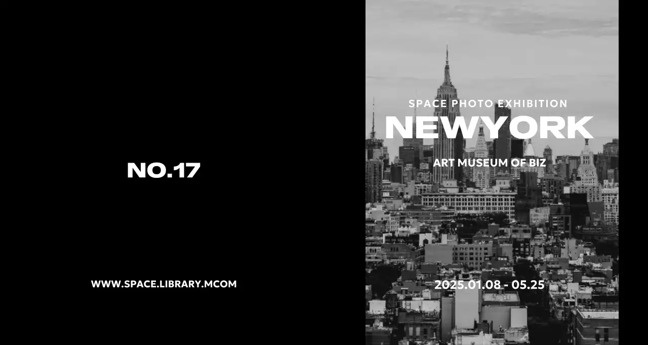 Promote an exhibition of black and white modern photography