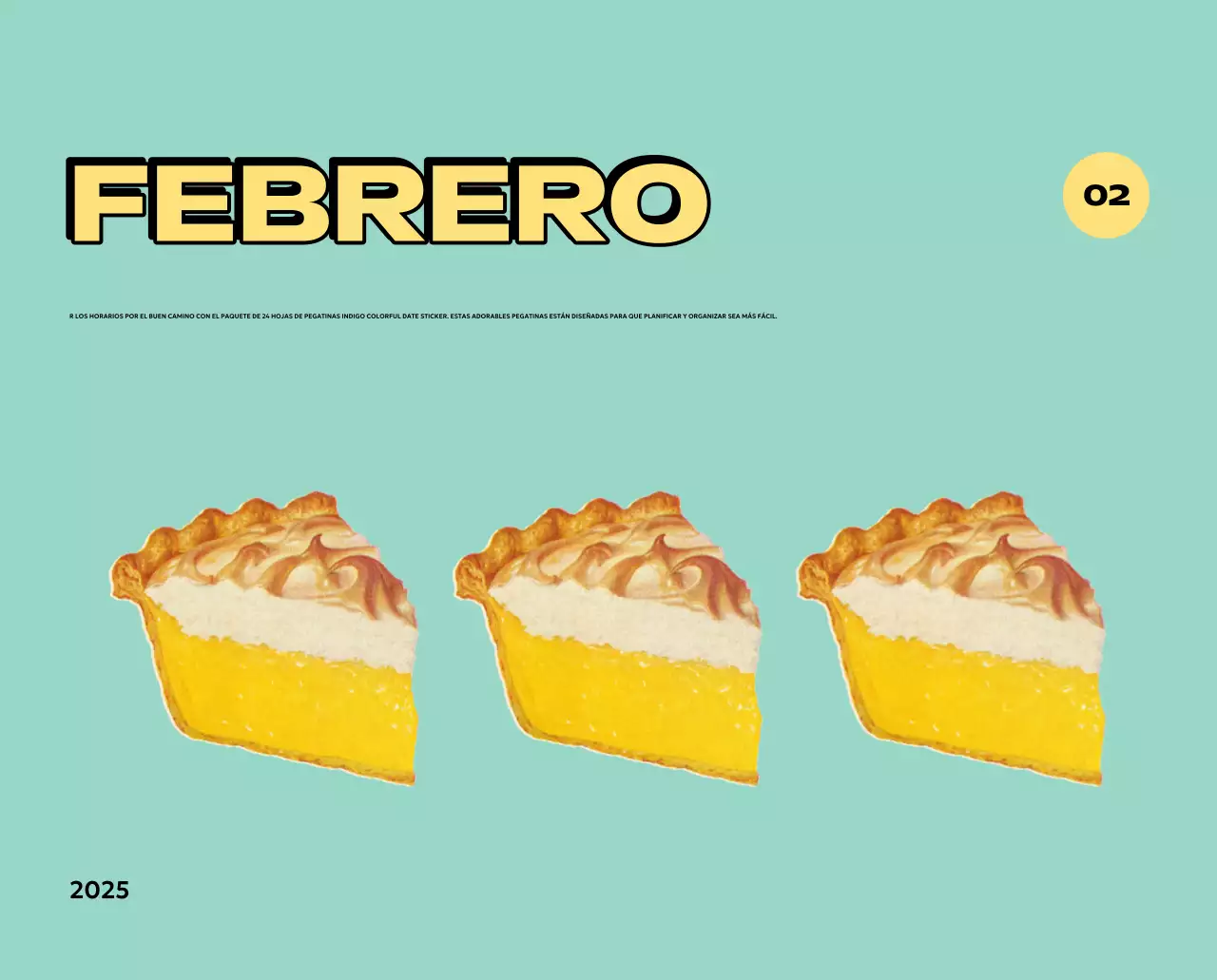 Coloridos calendarios con diversas ilustraciones retro