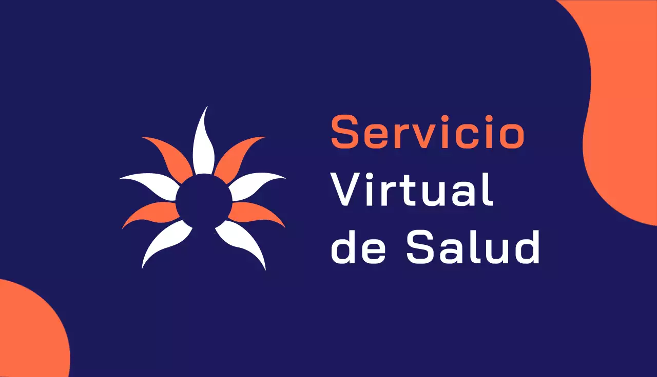 tarjeta de visita de telesalud navy modern