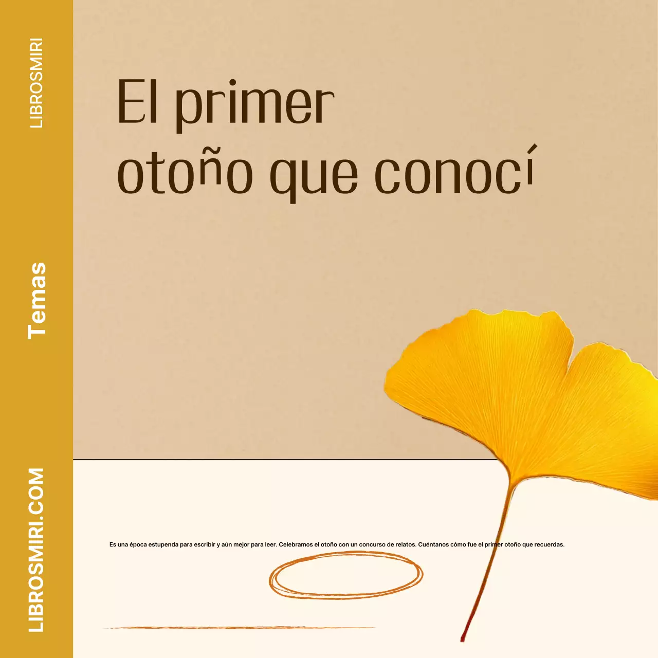 Evento otoñal Brown Vintage