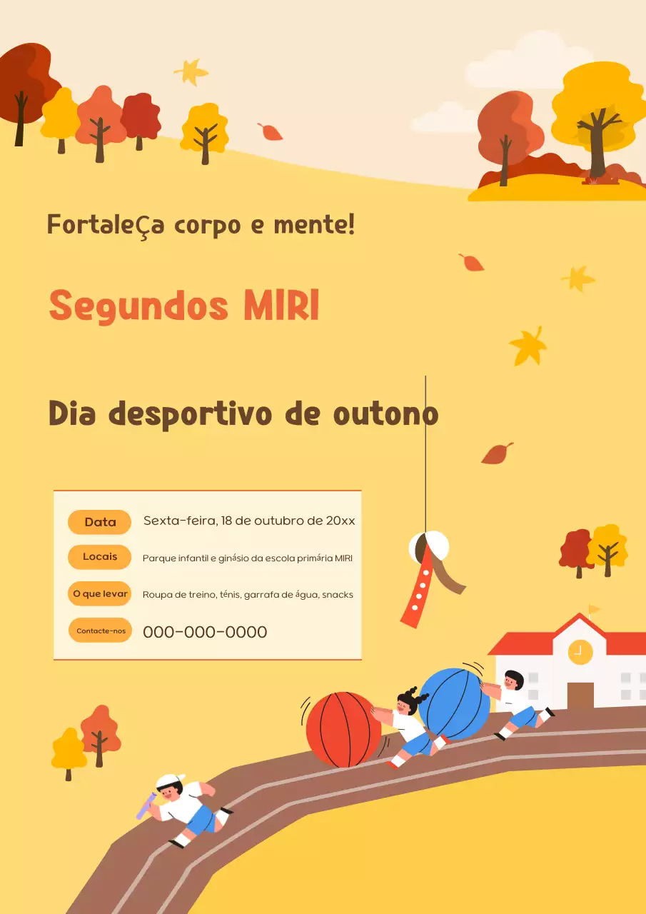 Evento atlético Yellow Cute