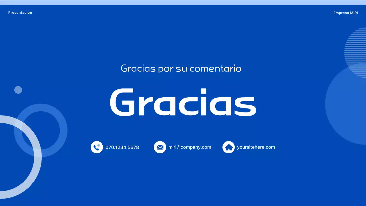 Propuesta con formas sencillas sobre fondo azul