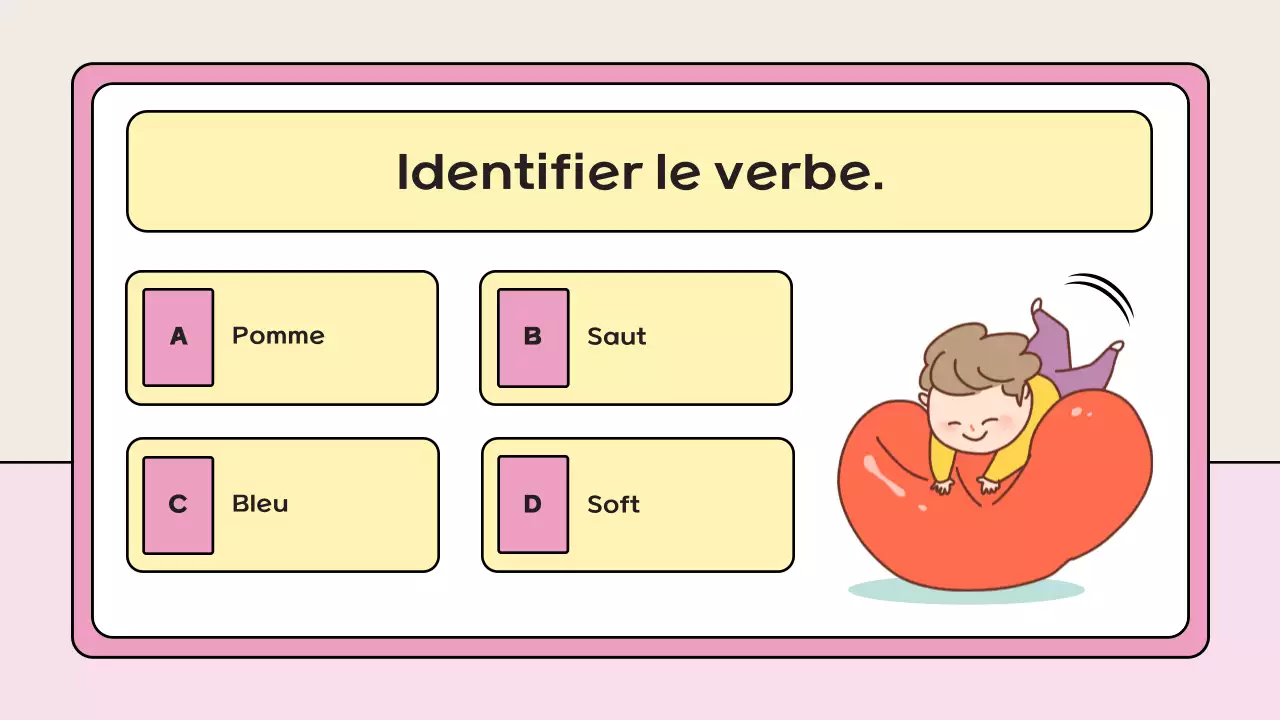matériel d'étude pour le quiz sur le jeu rose