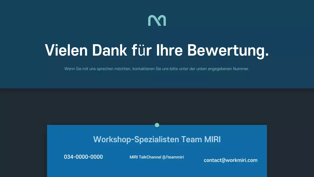 Ein einfacher Workshop-Vorschlag in Blau und Grün