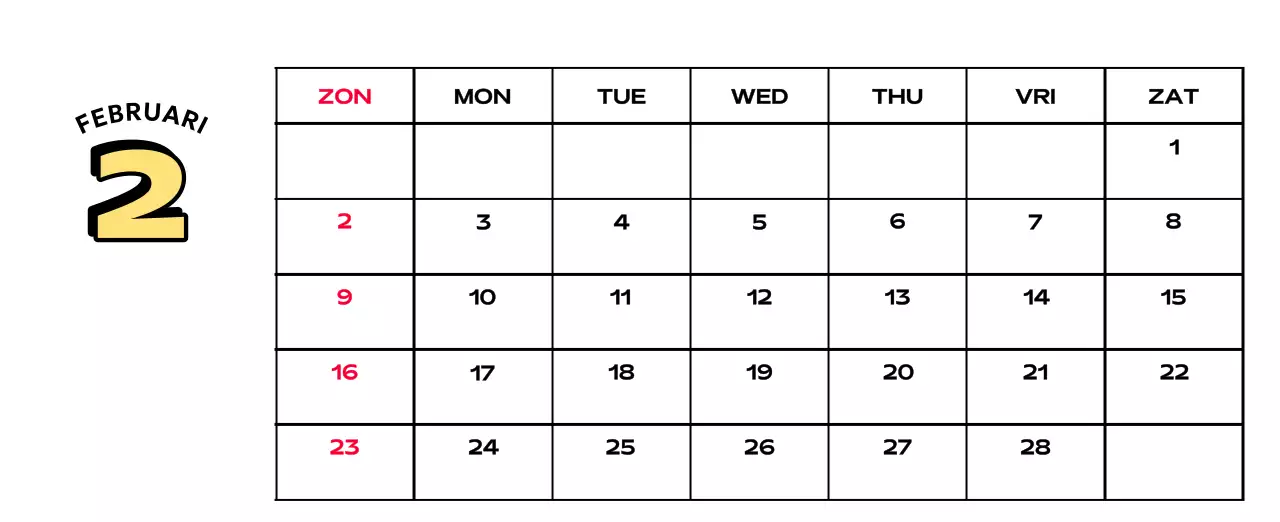 Kleurrijke kalenders met verschillende retro-illustraties