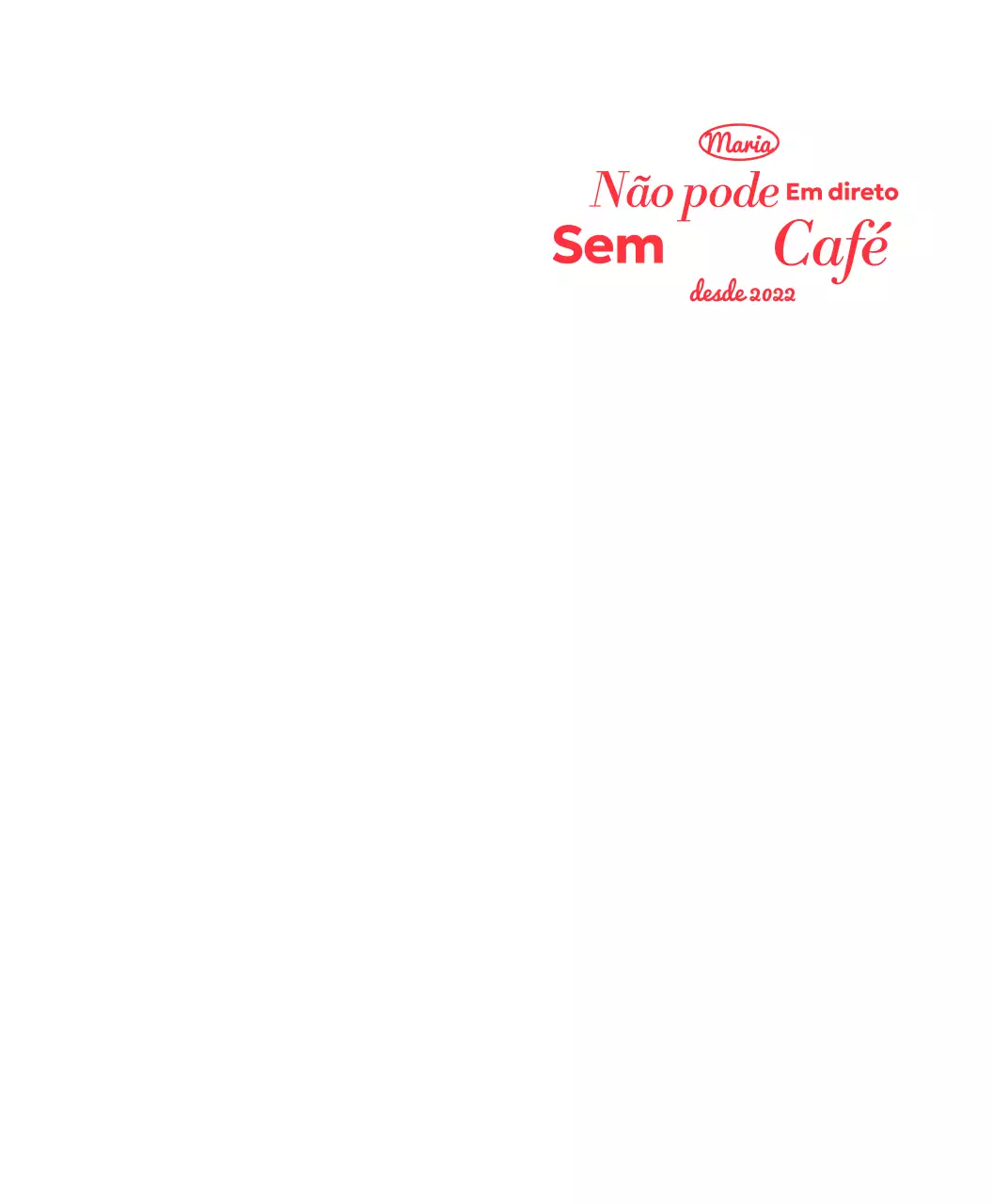 Promover o café moderno branco