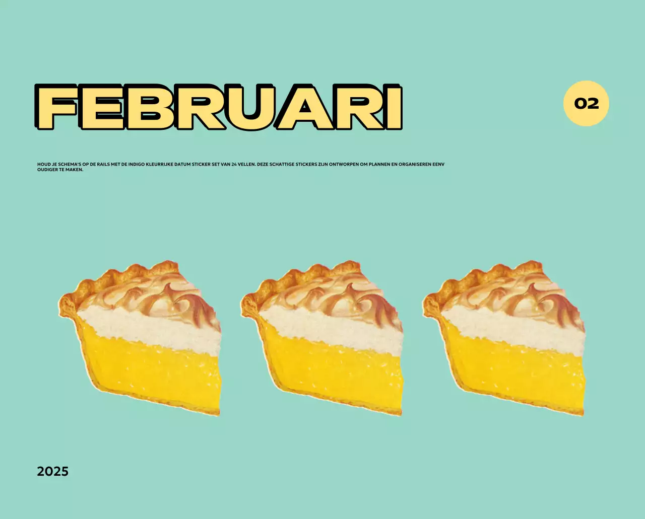 Kleurrijke kalenders met verschillende retro-illustraties