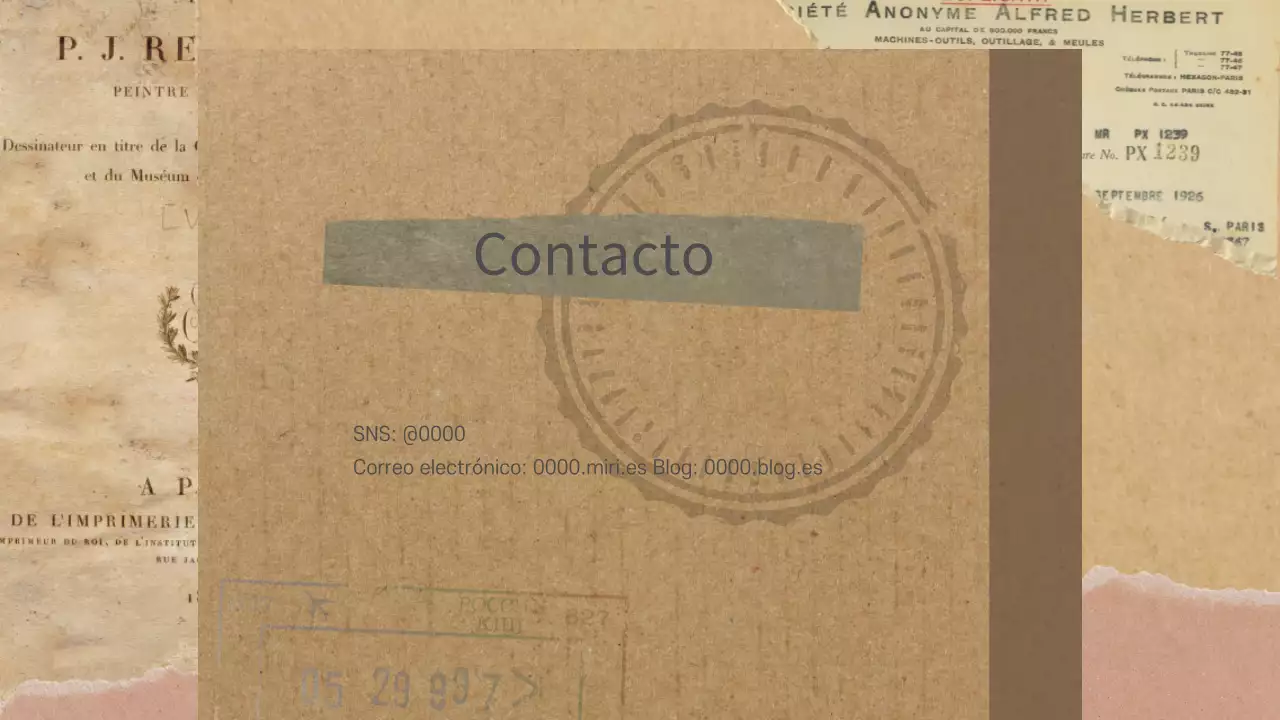 Presentación de la Agenda Vintage Marrón