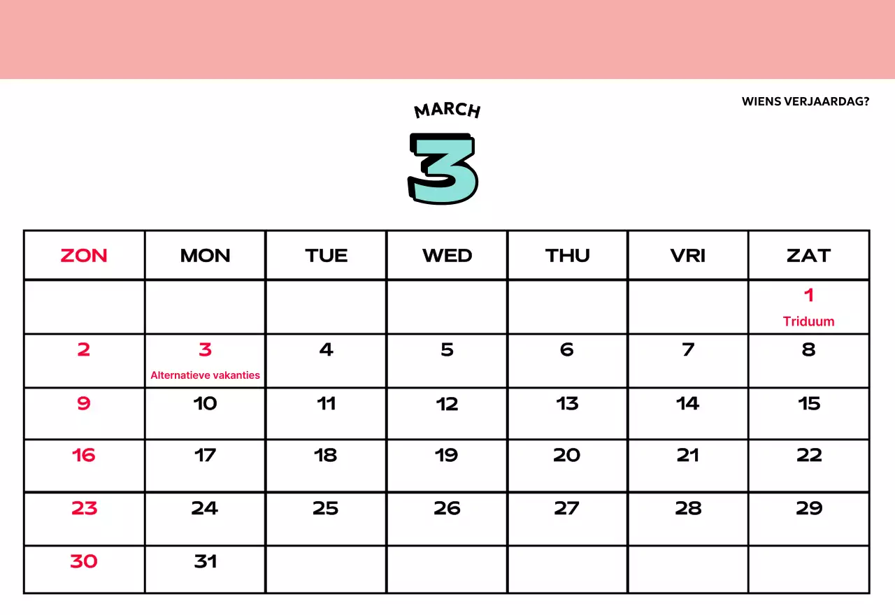 Kleurrijke kalenders met verschillende retro-illustraties