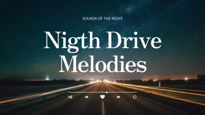 Navy Minimal Playlist Announcement YouTube Thumbnail