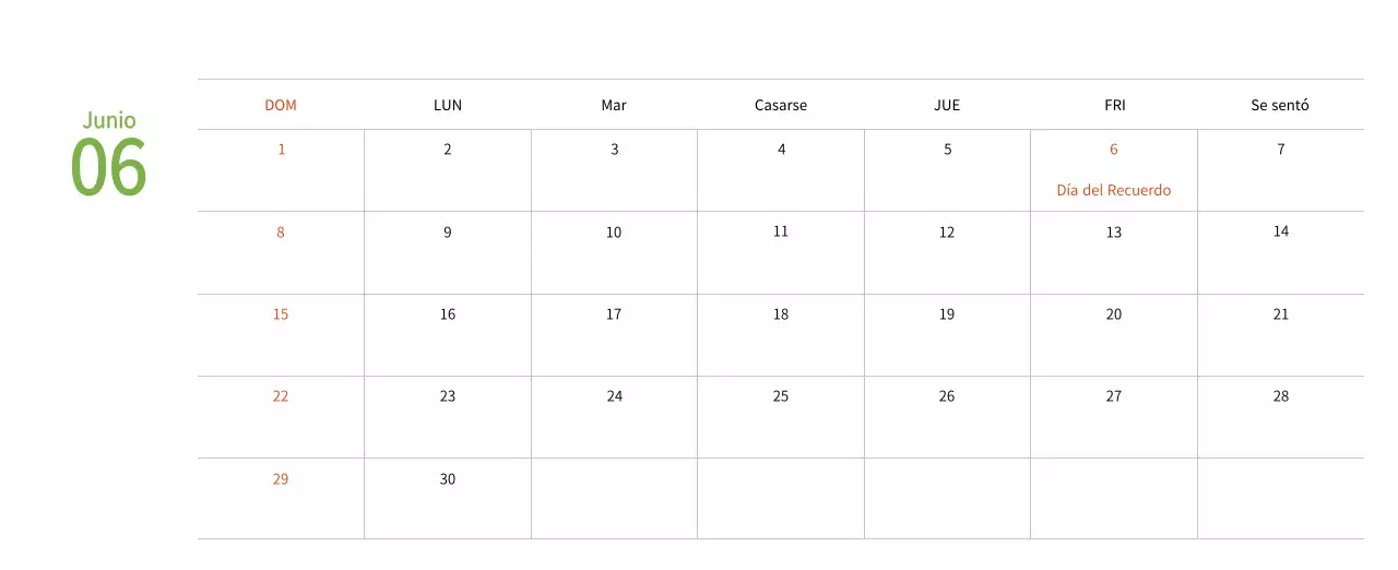Calendario de Año Nuevo con cálidas ilustraciones