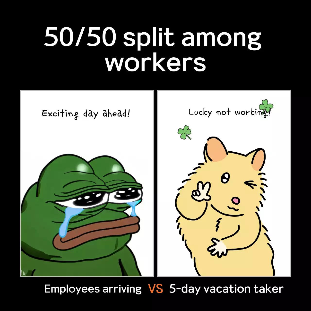 Meme nhân viên văn phòng ốm yếu da đen