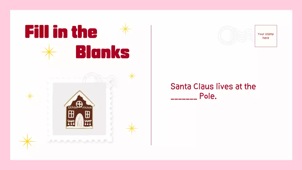 Red Festive Christmas Quiz Presentation