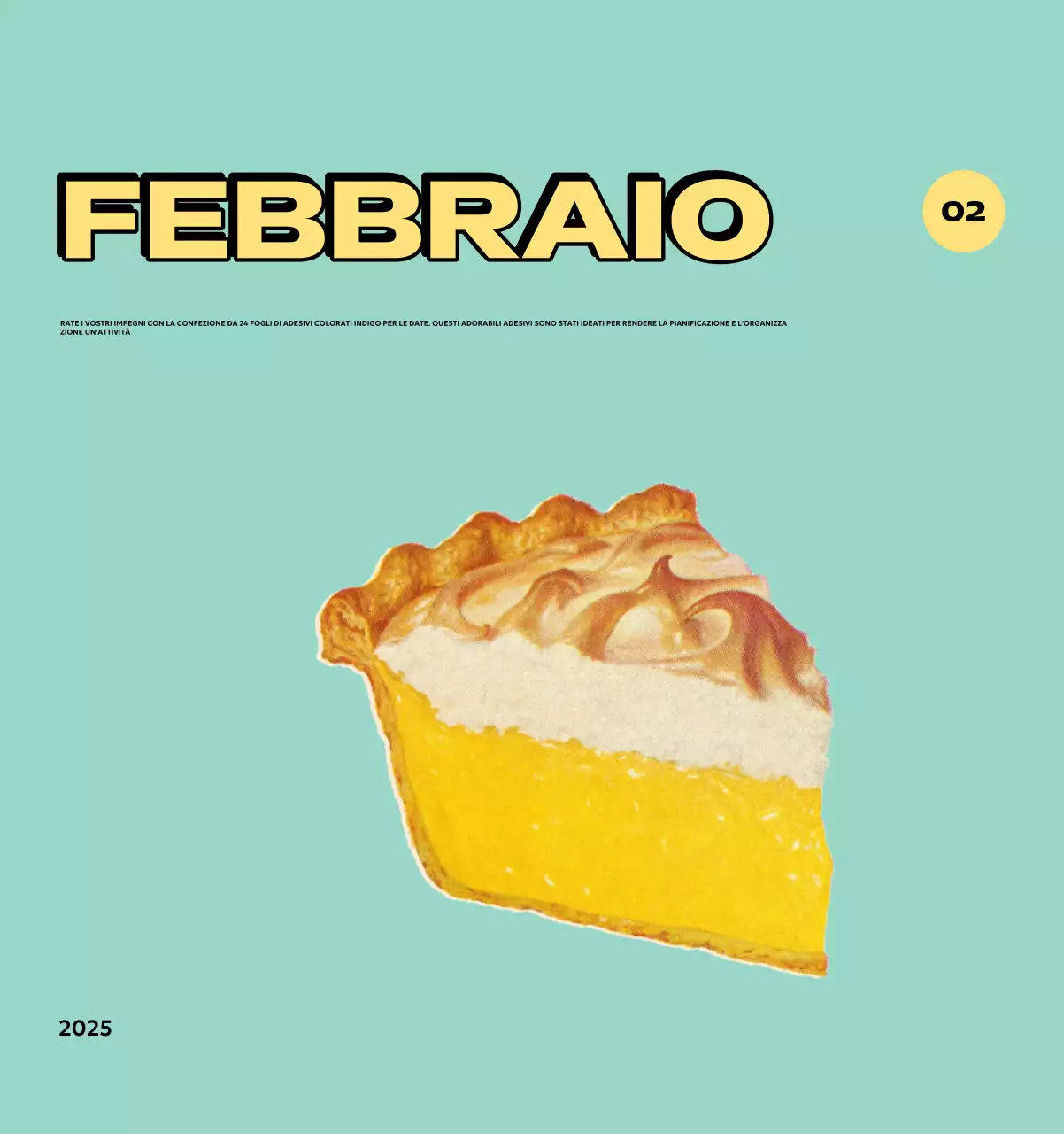 Calendari colorati con una varietà di illustrazioni retrò