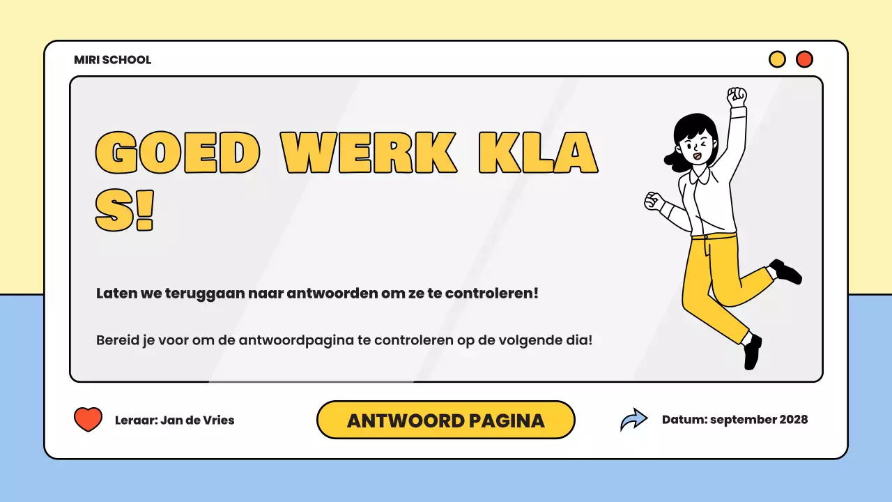 geel minimaal quiz studiemateriaal