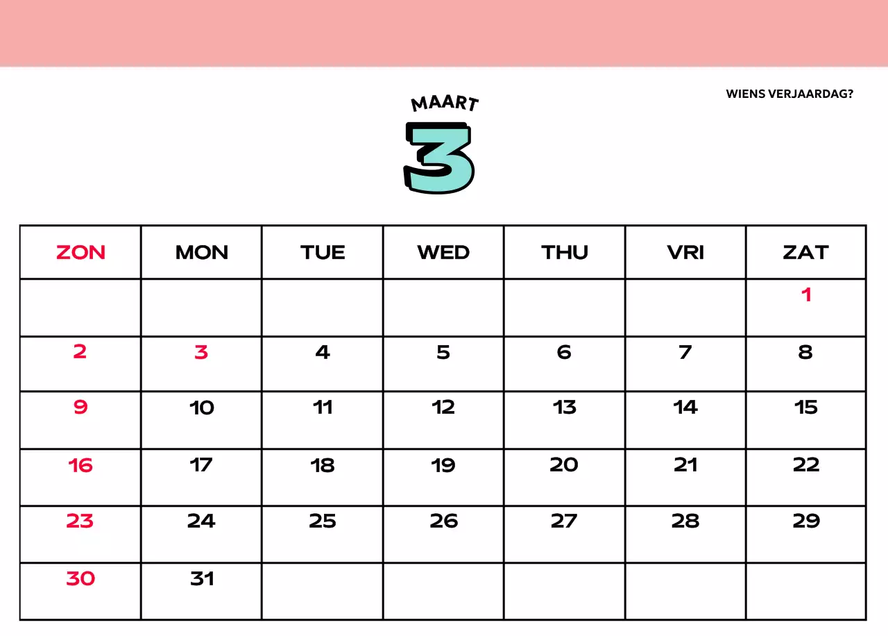Kleurrijke kalenders met verschillende retro-illustraties