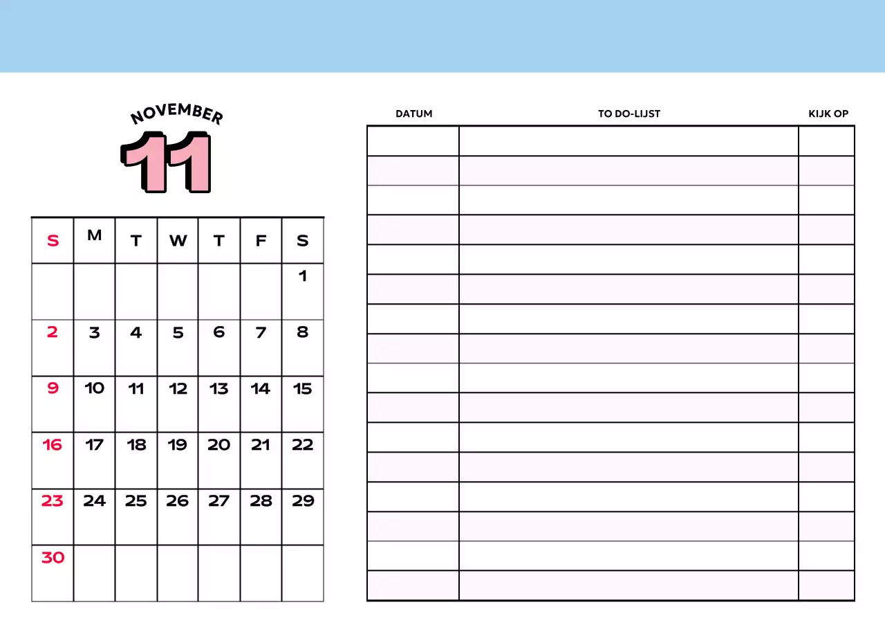 Kleurrijke kalenders met verschillende retro-illustraties