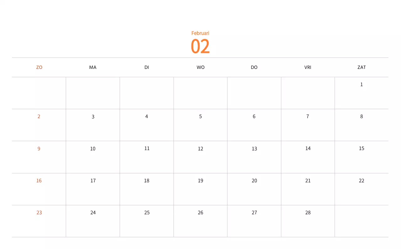 Nieuwjaarskalender met een warme geïllustreerde uitstraling